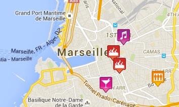 mapa gay-Marsylia